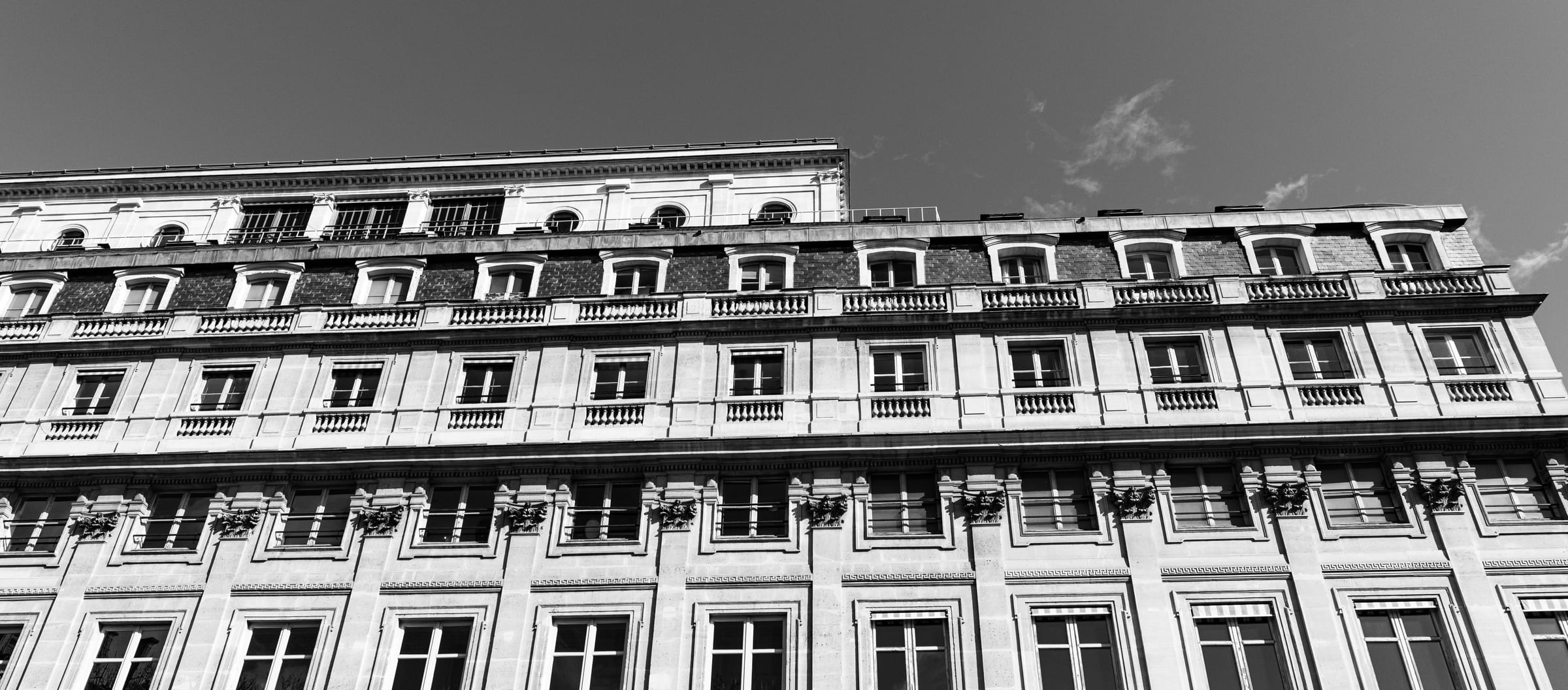 Façade haussmannienne, Paris